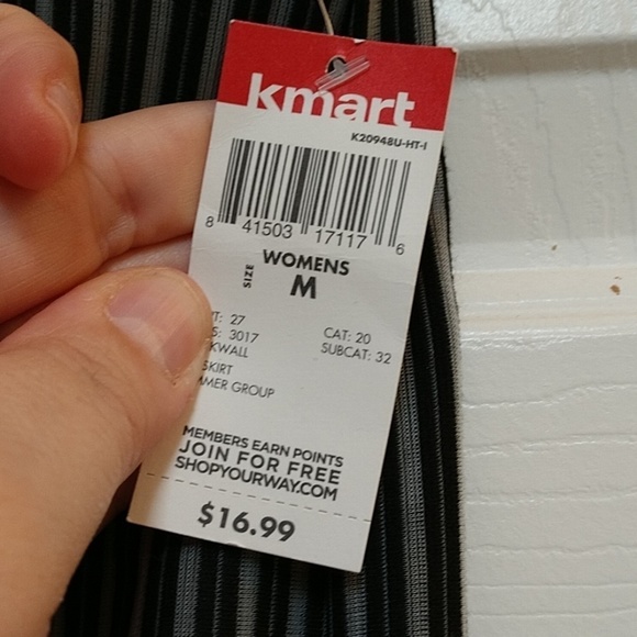 NWT Attention Faux Wrap Skirt Elastic Waist Business Office Medium - Picture 2 of 9